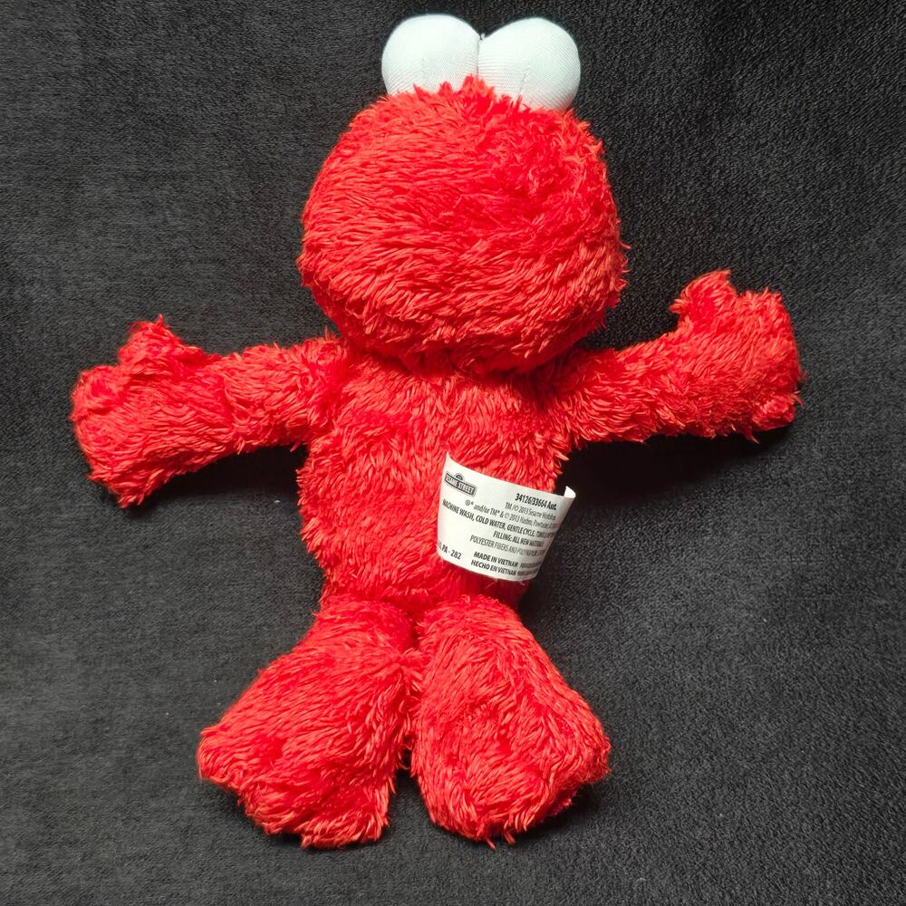 Sesame Street Smiling Elmo Stuffed Plush Toy Doll 10” - Picture 3 of 6